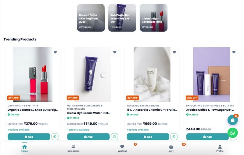 Online store example 2